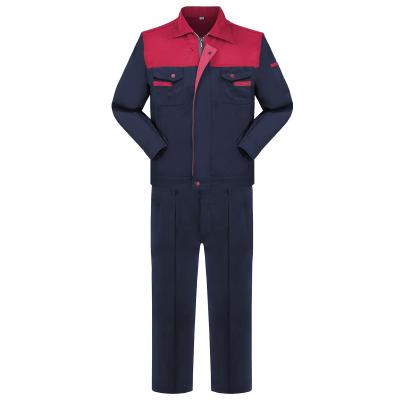 China Anti-Shrinkage Men Women Work Wear Jacket And Pants Workwear Sets Long Sleeve Workers Uniforms Workwear Overalls for sale