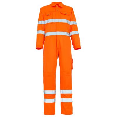 China With Pockets And Overall Protevtive Strip Tape High Reflective Reflective Work Safety Uniform Coveralls for sale