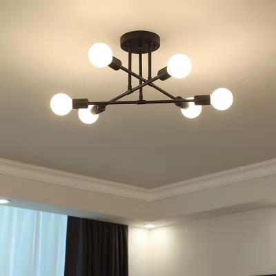 China Modern Home Hotel Decor Pendant Lighting Multiple Head Iron Led Hanging Lamp Ceiling Pendant Lights for sale