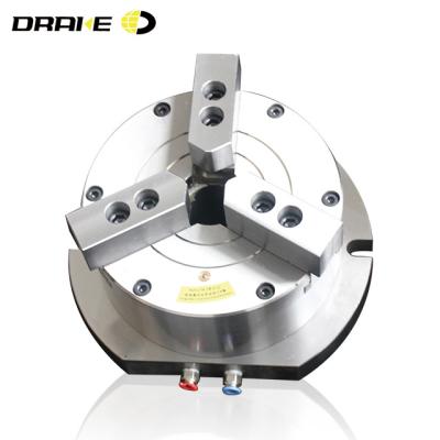 China Driller and miller vertical 3 jaw air chuck (air lathes throws) QK3-L for lathe for sale