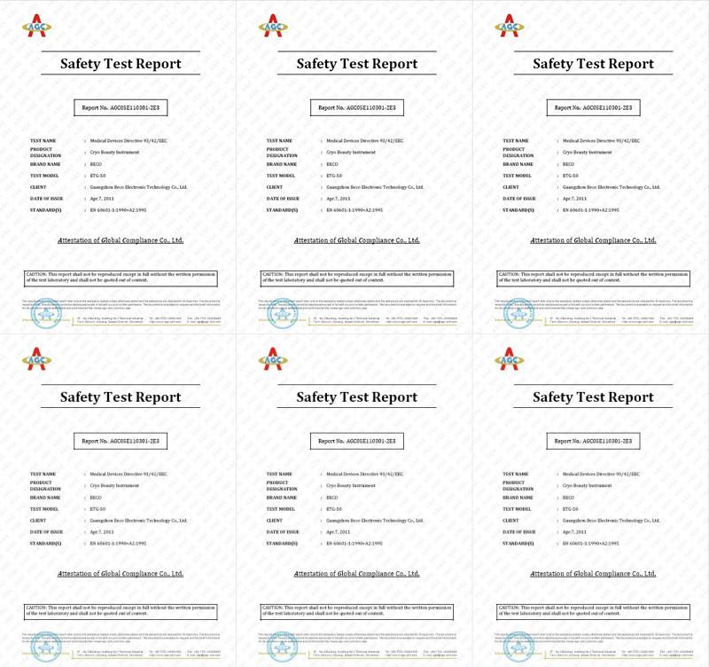 Safe Test Report - Guangzhou iTech Aesthetics Co.,Ltd