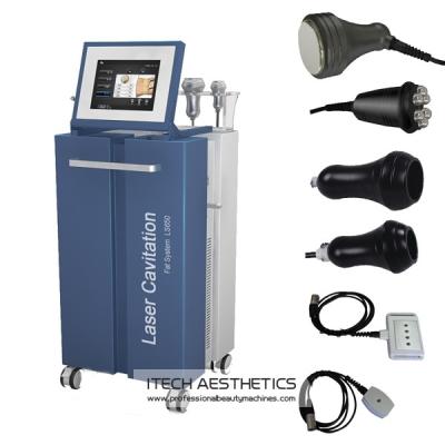 China Vacuum / 40Khz Cavitation / RF / Lipo Laser Slimming Machine For Fat Removal for sale