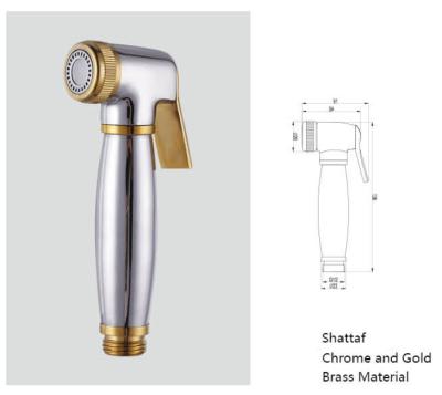 China 302-1Modern Traditional Shattaf Shower Bidet Sprayer Toilet Spray Brass Bathroom Accessories Hand Held Shower for sale