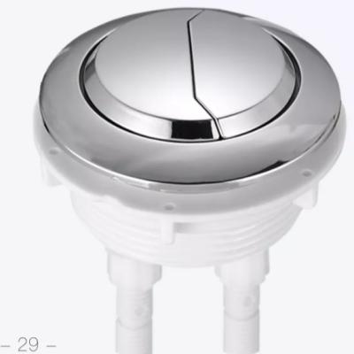 China 38mm Modern Double Toilet Tank Round Valve Push Button Water Saving For Closestool Bathroom Accessories for sale