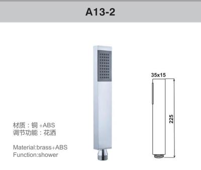 China With A13 diverter high quality brass shower head shower sanitary pole for sale