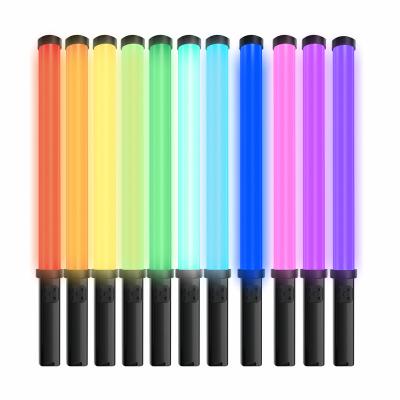 China Dimmable Colorful Video Film Lighting Remote Control Portable Handheld Rechargeable Led Stick RGB Photography Light 505*135*38mm for sale