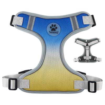 China Best Selling Reflective And Customizable Reflective Dog To Harness No Pull Adjustable Pet Vest Harness Pet Products for sale