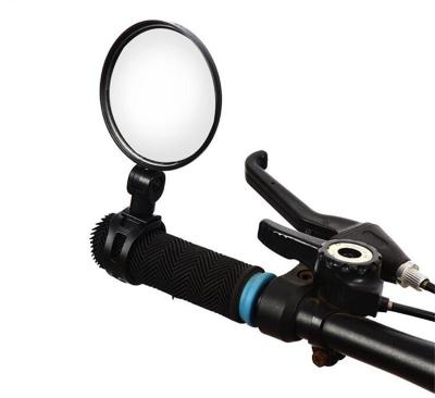 China Bikein Mountain Bike Durable Recycling Handlebar Ends Rear View Mirror 360 Rotate Road Bike Safety Mirror Reflective Bike Accessories for sale