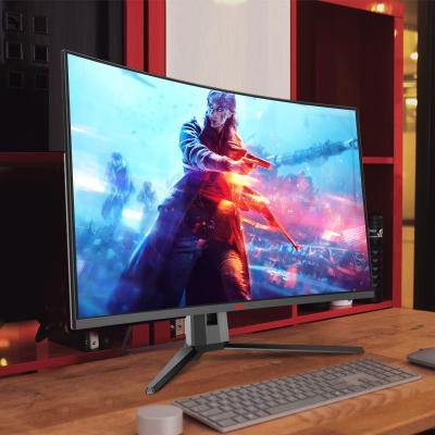 China HKC 31.5 1500R Inch QHD 2K 144Hz Gaming Monitor Screen Curved DP Cable No Blinking 32 Inch 16:9 LCD Computer Monitor SG32QC for sale