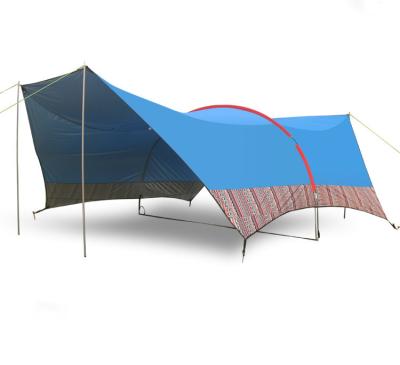 China Extended Type Extra Large Tent Car Sunshade Family Camping Beach Canopy Outdoor Customized Waterproof Tent for sale