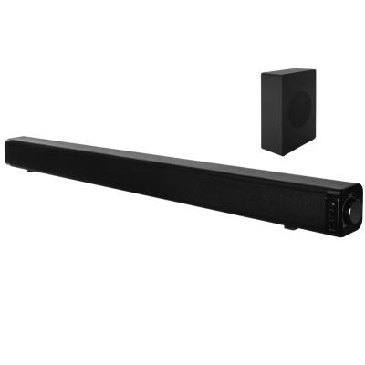 China 2.1 channel soundbar with home theater subwoofer to optical input TV sound bar speaker HG-S215WD for sale