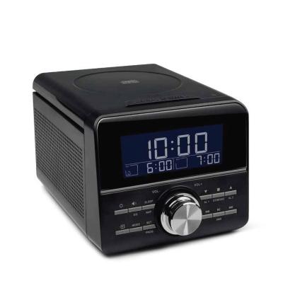 China PROFESSIONAL Silver Or Black PLL Screen LCD OEM OEM Clock Radio With CD Player for sale