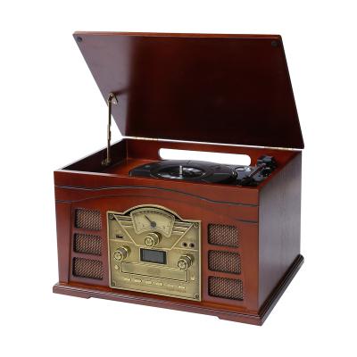 China wholesale turntable phono CD/MP3 player with AM/FM radio, USB slot RP-116 for sale