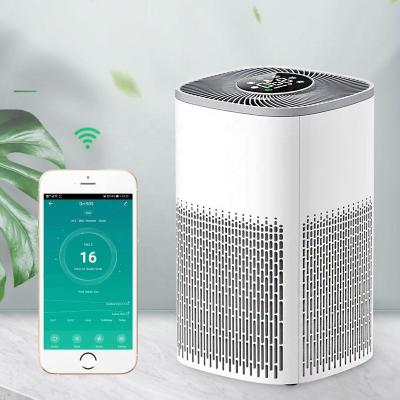 China Humidify large room air purifier machine 4 stage hepa air purifier 2021 with baby soothing sound for sale