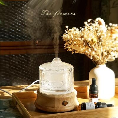 China New Technology Gift Pure Oil Household Best Real Wood Aroma Diffuser No Plastic Aromatherapy Diffuser for sale