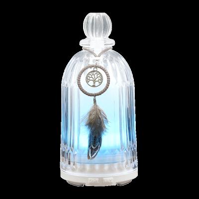 China Color Changing 2021 Hot Selling Ultrasonic LED Light Amazon Nebulizers Essential Oil Glass Diffuser Necklace Diffuser for sale