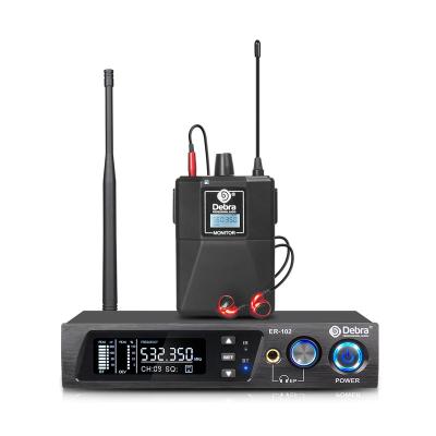 China Lavalier Microphone Debra Audio ER-202 UHF Radio In Ear Monitor System With Monitoring Type For Stage, Recording Studio, Musicians for sale