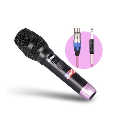 China Microphone Debra Audio DH-58S Handheld Good Quality Cable Handheld Vocal Microphone For Professional Performance Karaoke Speech for sale