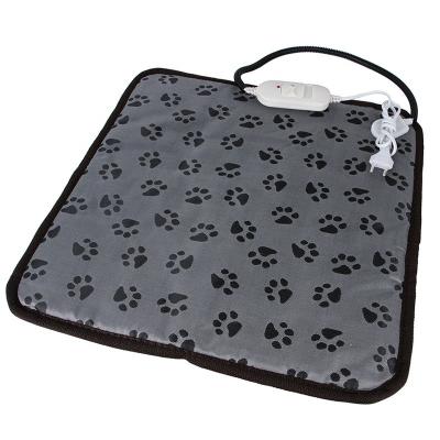 China Travel 110V/220V Waterproof Electric Dog Cat Bed Blanket Pet Heating Pad Mat Warmer Heater Bed Blanket for sale