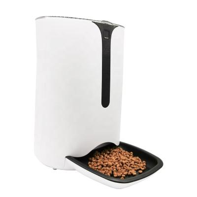 China Pet 6.6L Feeder Pet Cat Dog Food Dispenser ABS WiFi APP Automatic Smart Dog Automatic Control Feeding Reminder With Camera for sale