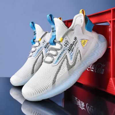 China 2021 New Fashion Custom Logo Men's Shoes Breathable Soft Light Breathable Soft Cushioning Soled Style Sports Walking Running Shoes for sale