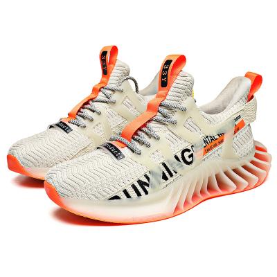 China New Summer Fashion Soft Insole Breathable Casual Running Shoes Men's Walking Shoes Light Large Size Custom Logo Border Cushioning for sale