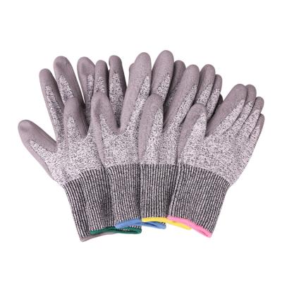 China Four Seasons Safety Anti Cut PU Industrial Mechanic CE Gloves Work Gloves Anti-Static Gardening Gloves for sale