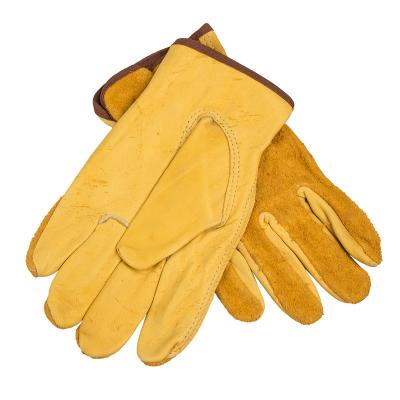 China Four Seasons Cow Split Leather Working Gloves Multifunction Truck Driver Warehouse Garden For Men Women Outdoor Work Gloves for sale