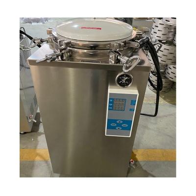 China Hotels 35l 50l 75l 100l 120l 150l Automatic Vertical Hand Wheel Pressure Steam Sterilizer Autoclave for sale