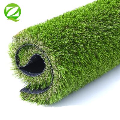 China PP+PE QINGZHOU landscape artificial grass grama outdoor synthetic artificial garden pasto turf for sale