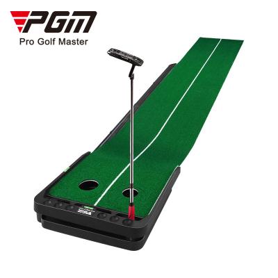 China Golf Putting Practice Hole Slope Adjustable TL010 3M Black Plastic Frame Putting Mat pgm Golf Putting Mat for sale