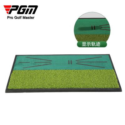 China Golf Practice PGM DJD031 Golf Training Swing Mat 2 in 1 Practice Golf Hitting Mat for sale