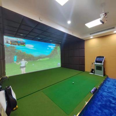 China Professional Golf Practice PGM MNQ002 Bravo Golf Virtual Golf Simulator Indoor 3d Simulator for sale