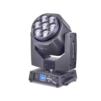 China Hotel LED Stage Disco Light 7*15W Zoom Beam Bee Eye Moving Head for sale