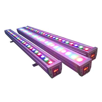 China Waterproof Hotel lLED 24x3w Strip Line Wall Washer Light For Stage Effects for sale