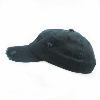 China JOINT Washed Hat Distressed Plain Low Profile Cotton Baseball Hat for sale