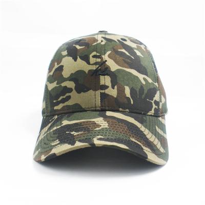 China COMMON Manufactures Custom Logo Hats Embroidery Camo Baseball Cap In Bulk for sale