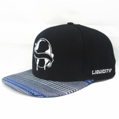 China Custom JOINT Gorras Snapback Hat, 3d Black Logo Caps, Blow Out Embroidery Snapback Hats for sale