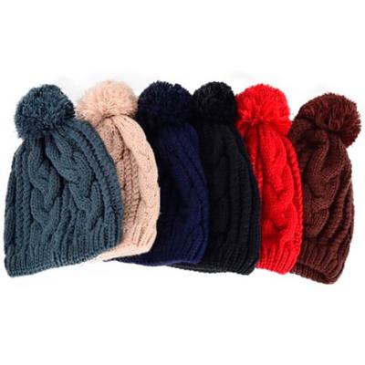 China COMMON High Quality Jacquard Knit Embroidered Hat Custom Logo Beanie For Winter for sale