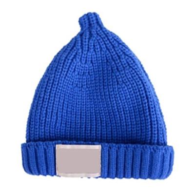 China COMMON Wholesale Custom Winter Beanies Soft Hats For Kids Children Beanies for sale