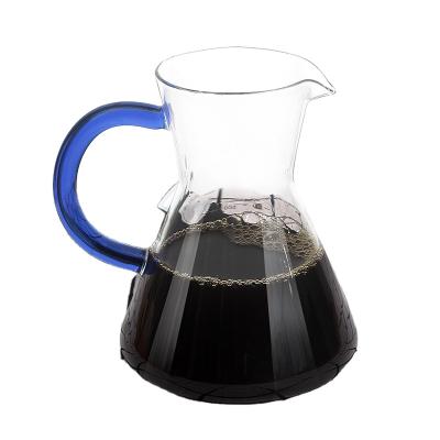 China Personalized Borosilicate Drip Pyrex Coffee Viable Glass Coffee Jar for sale