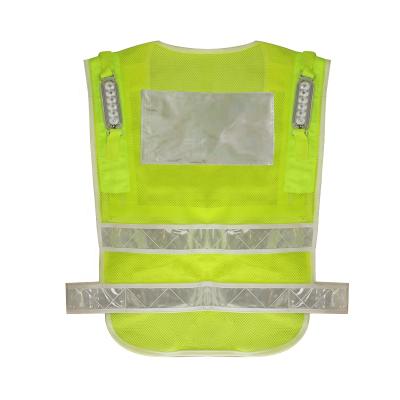 China FLASH LED Factory Manufacture Various New Type Led Mesh Reflective Vest for sale