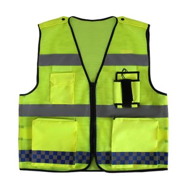 China Factory Manufacture Visibility Safety Reflective Vest Various High Reflective Traffic Safety Vest for sale