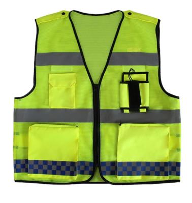 China High Visibility Reflective Economic Custom Design Mesh Traffic Emergency Reflective Safety Vest for sale