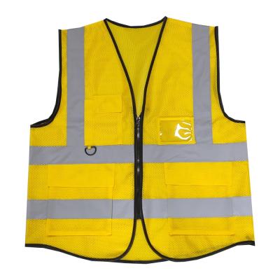 China China Manufacture High Visibility Mesh High Visibility Safety Reflective Professional Vest With Logo for sale