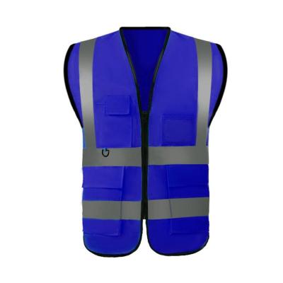 China 2022 Customized Reflective High Visibility Polyester Jacket Material Reflective Vest for sale