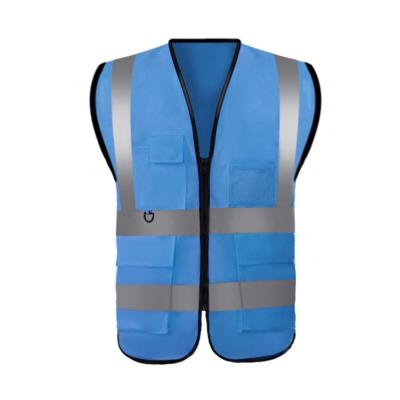 China High Visibility Construction Reflective Brands Safety Clothing Promotional Good Quality Custom Made Vest for sale