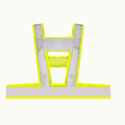 China INSTANT Sale Factory Work Warning LED Various V Type Led Reflective Safety Vest for sale