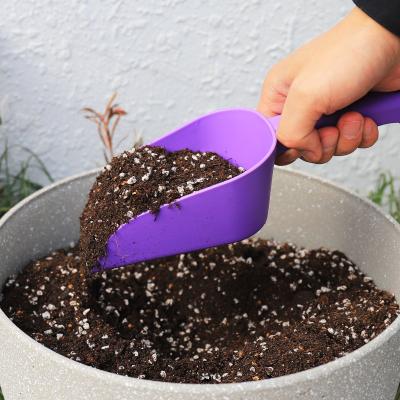 China Balcony Modern Plastic Meat Vegetable Spoon Soil Shovel Flower Pot Vase Shovel Digging Gardening Flower Detaching Tool for sale