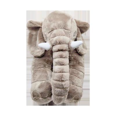 China Large Stuffed Plush Size Gray Elephant Toys Soft Pillows Stuffed Animals Sit For Home Decoration for sale